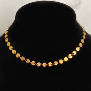 Nova Disc Chain Necklace